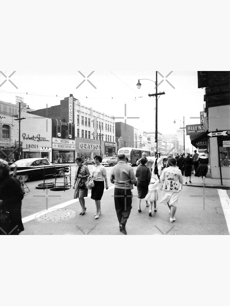 "Record Rendezvous Downtown Youngstown, Ohio, 1960s" Poster for Sale