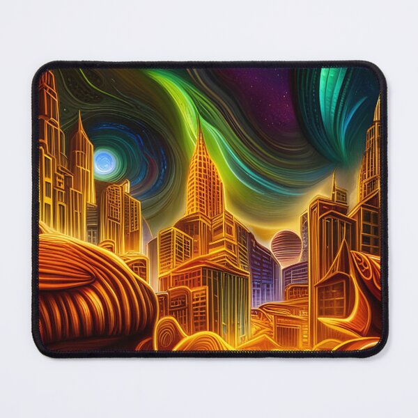 Item preview, Extraterrestrial Cityscape designed and sold by Roanemermaid.