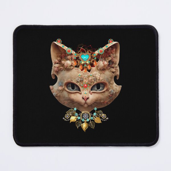 Item preview, Mystical masquerade cat in jewelry designed and sold by GorinART.