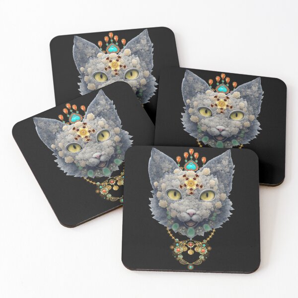 Item preview, Mystical masquerade cat in jewelry designed and sold by GorinART.