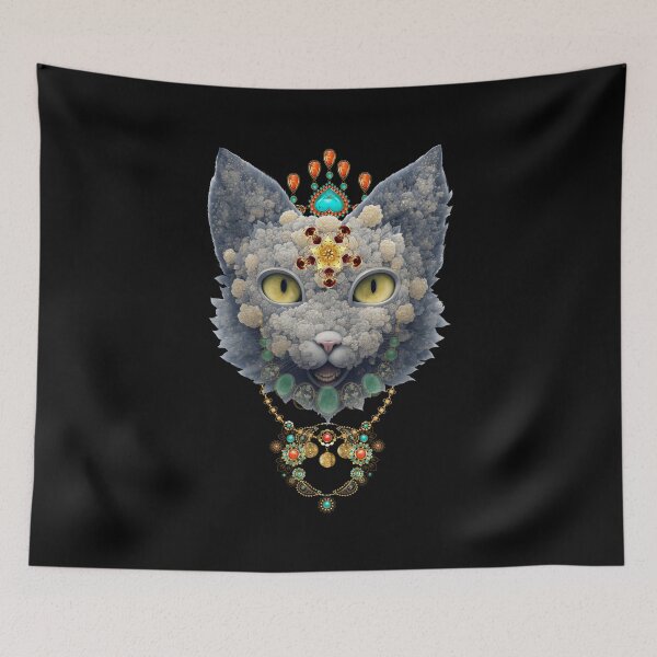 Item preview, Mystical masquerade cat in jewelry designed and sold by GorinART.