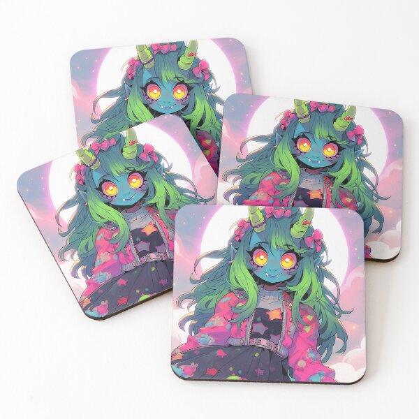Item preview, Adorable Celestial Harajuku Troll Anime Girl designed and sold by bubblegoth.