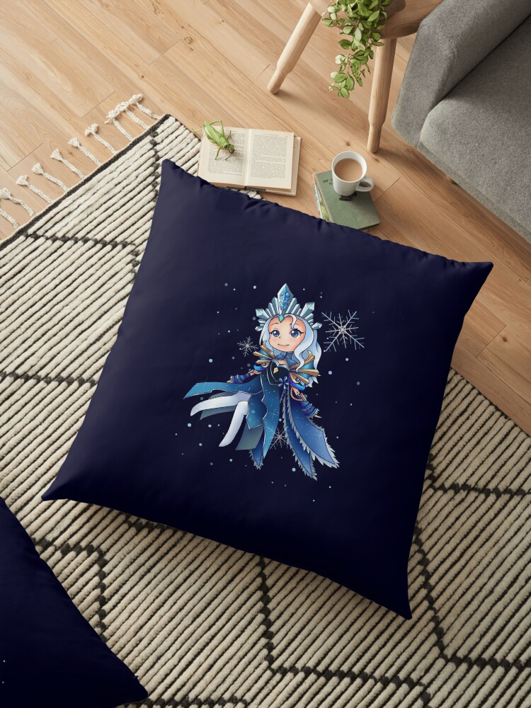 Dota 2 Crystal Maiden Floor Pillow By Shiiin Redbubble