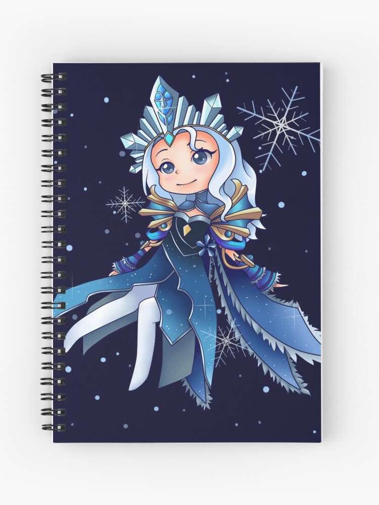 Cuaderno De Espiral Dota 2 Crystal Maiden De Shiiin Redbubble