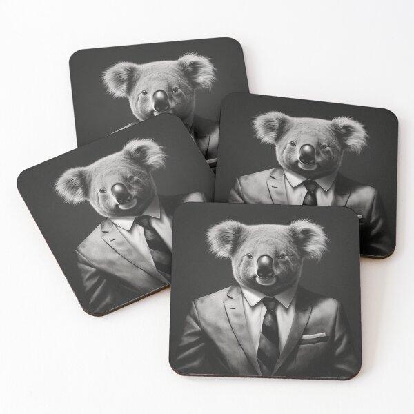 Item preview, Koala in Business Suit Art designed and sold by redstar19.