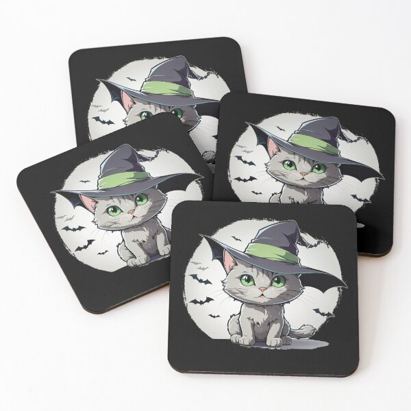 Item preview, Cute Cat Green designed and sold by TrendyPalette.