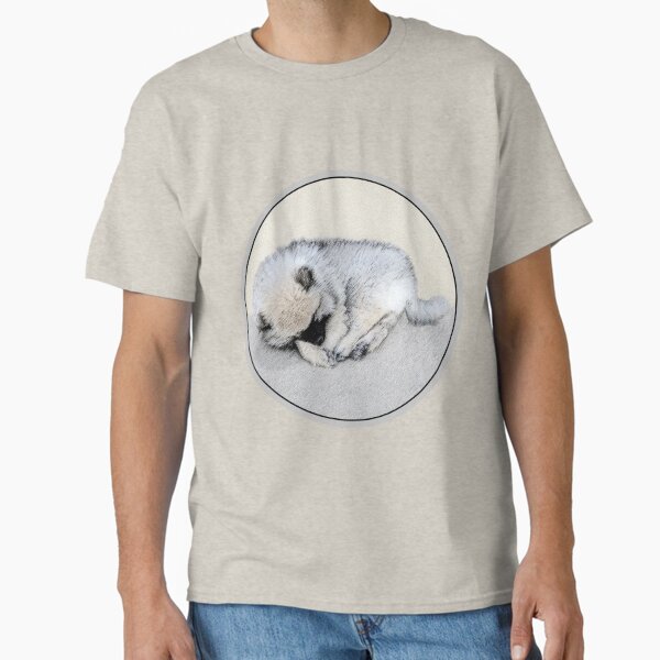 Item preview, Keeshond Puppy (Sleeping) designed and sold by alpendesigns.