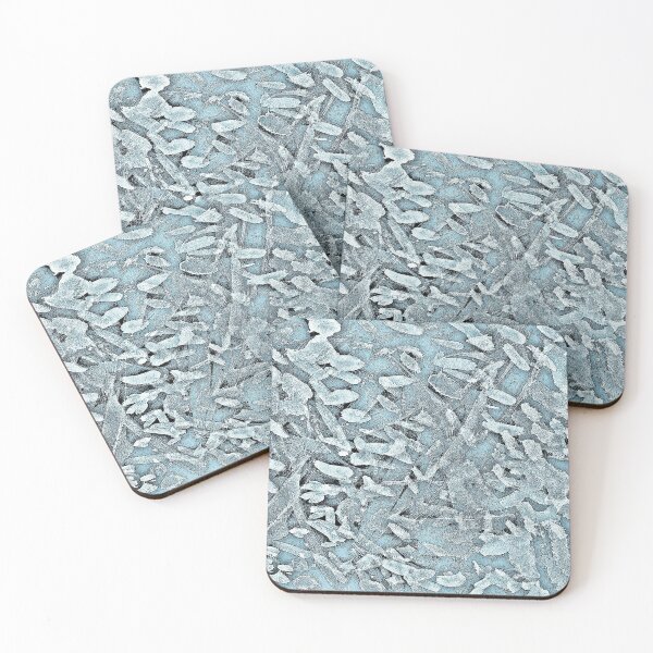 Item preview, Ocean Tips Silver Blue Abstract designed and sold by GittaG74.