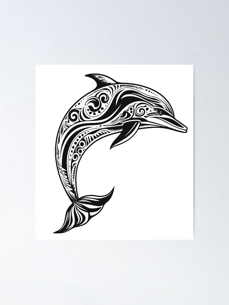 'Maori Dolphin Tribal Tattoo - Gift Idea' Mouse Pad | Spreadshirt