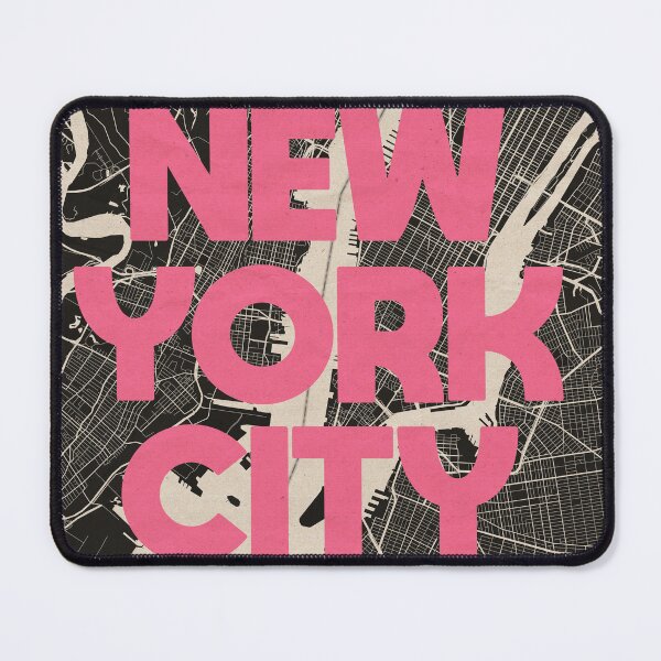 Item preview, PINK NYC MAP CITY designed and sold by misguidedtaffy.