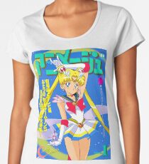 Super Sailor Moon · Magazine · Animage Women's Premium T-Shirt