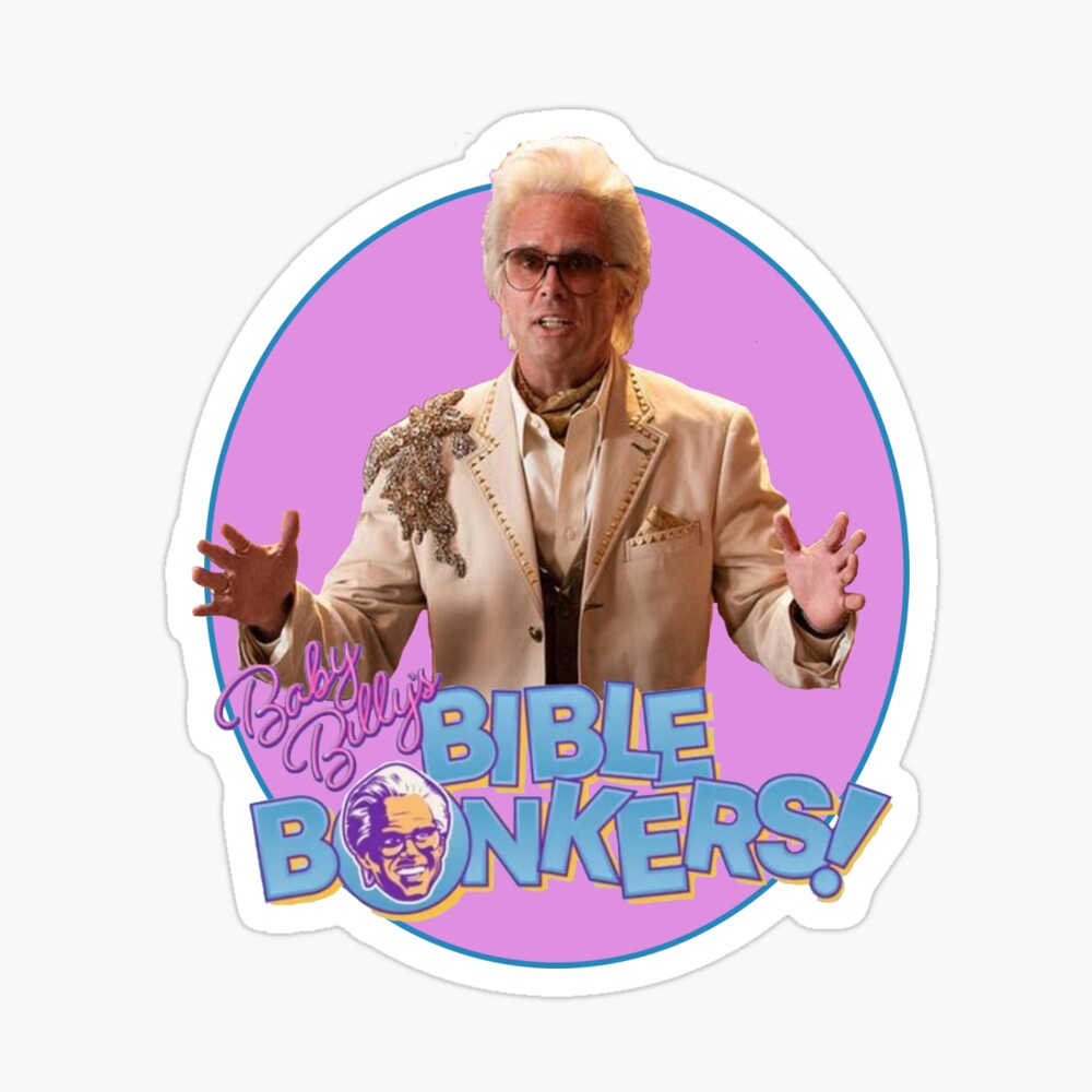 Baby Billy's Bible Bonkers Righteous Gemstones Hilarious Game Show TV Show Character Humor Poster