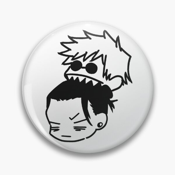 Item preview, Gojo bites Geto designed and sold by Chibi Land.