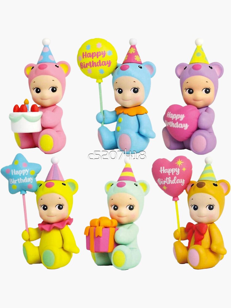 Sonny Angel Série Happy Birthday Bear - Figurine