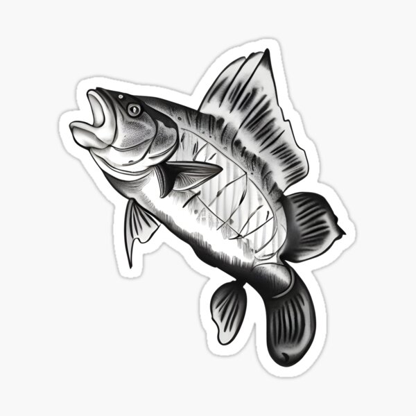 Decal Ice Fishing Sticker PNG, Clipart, Area, Artwork, Bass