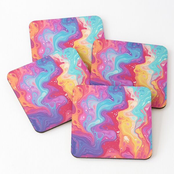 Item preview, Imagine rainbow marble pattern designed and sold by SmileshareShop.