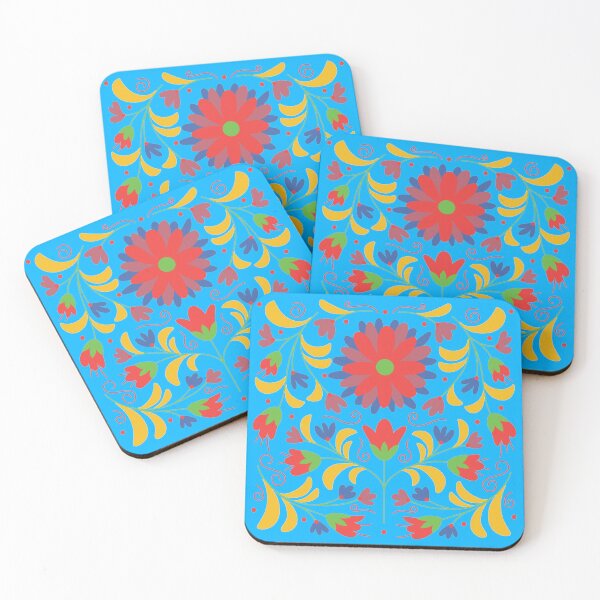 Item preview, Vibrant Flower Otomi Art designed and sold by khachiche.