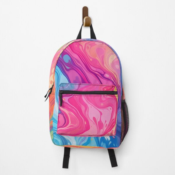 Item preview, Positive rainbow marble pattern designed and sold by SmileshareShop.