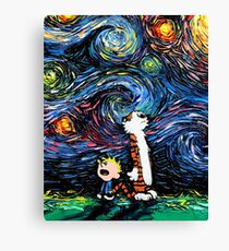 Calvin and Hobbes Inspired Canvas Print