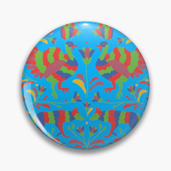 Item preview, Vibrant Flower Otomi Art designed and sold by khachiche.