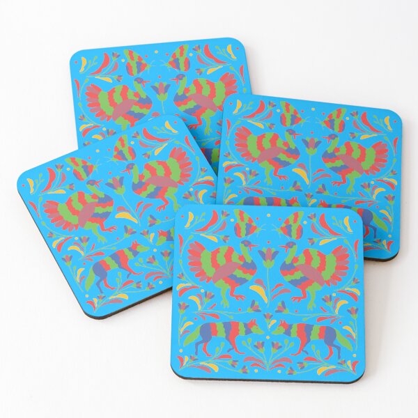 Item preview, Vibrant Flower Otomi Art designed and sold by khachiche.