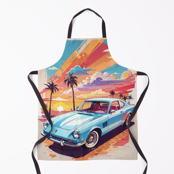 Item preview, Sunset Drive: Car beneath Palm Trees designed and sold by ViralVibeLab.