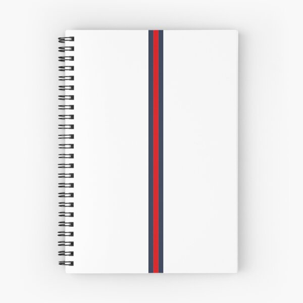 Item preview, WHITE, NAVY BLUE & RED Central Vertical 3 STRIPES designed and sold by RachelMacht.
