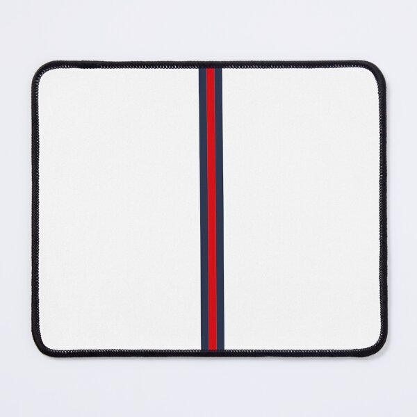 Item preview, WHITE, NAVY BLUE & RED Central Vertical 3 STRIPES designed and sold by RachelMacht.