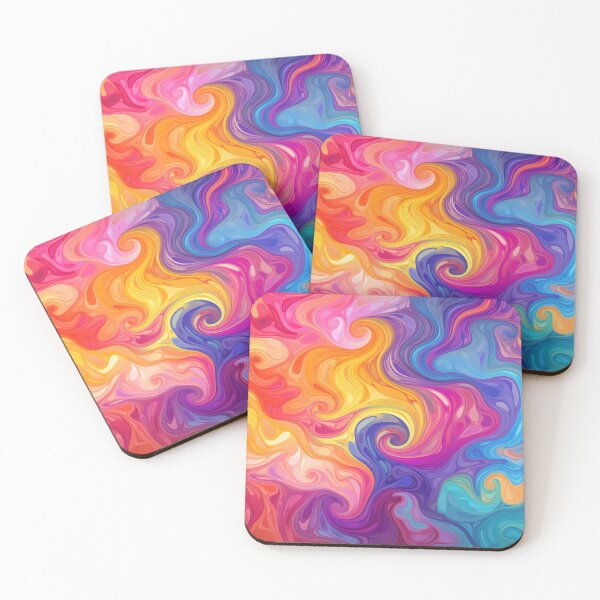 Item preview, Anti depression rainbow marble pattern designed and sold by SmileshareShop.