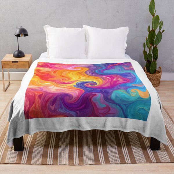 Item preview, Anti depression rainbow marble pattern designed and sold by SmileshareShop.