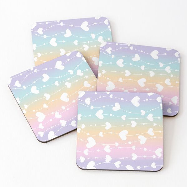Item preview, Pastel Heart Pattern designed and sold by iD3signs.
