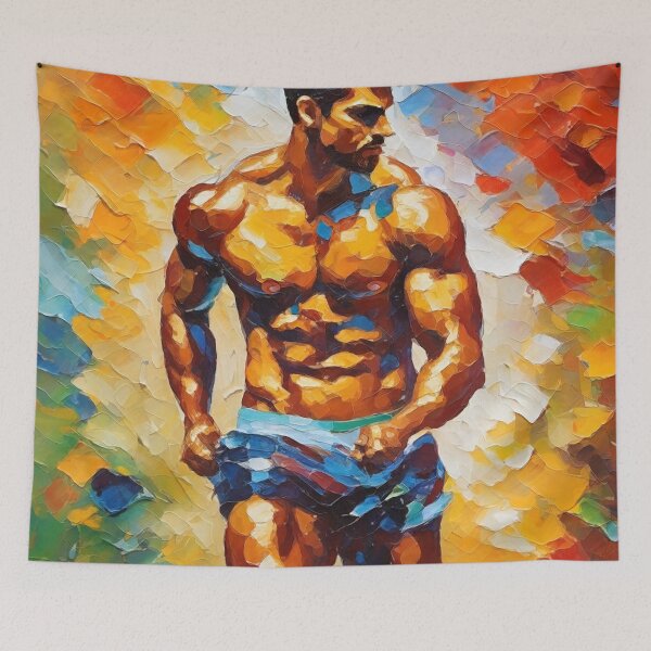 Item preview, Male Runner designed and sold by ArtFactoryAI.