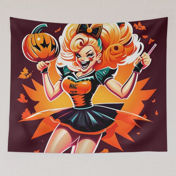 Item preview, Cheerleader Comic: Halloween Spirit Unleashed! designed and sold by Paladiin.