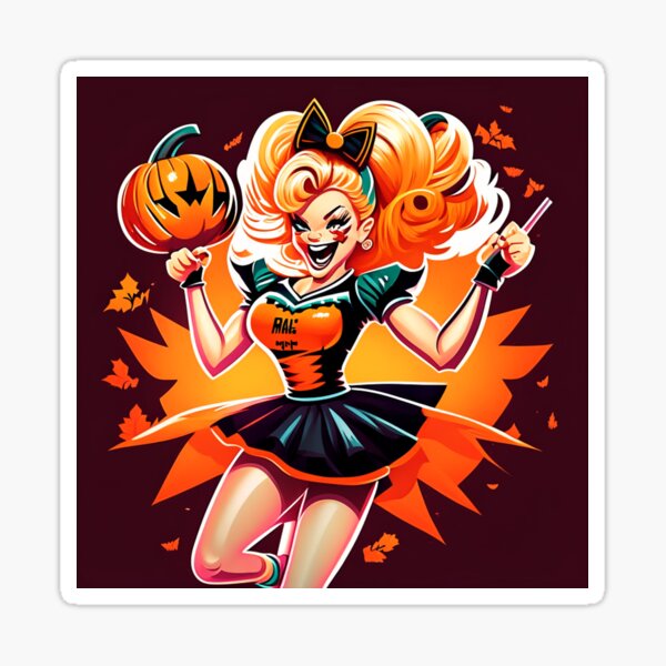 Item preview, Cheerleader Comic: Halloween Spirit Unleashed! designed and sold by Paladiin.