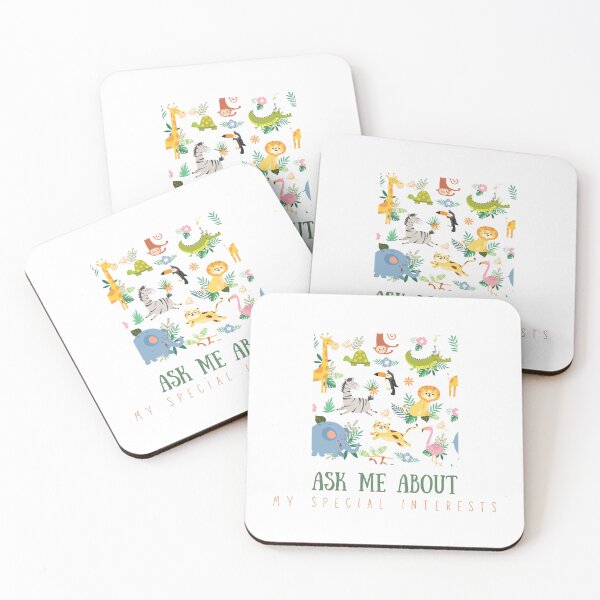Item preview, Ask me about my special interests (animals edition) designed and sold by audhdmuslimah.