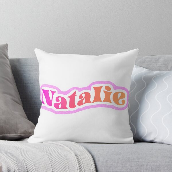 Item preview, Natalie Name Sticker Pink Gradient designed and sold by NataGerken.