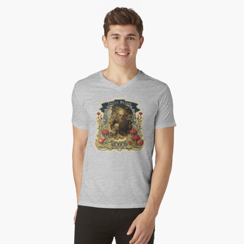 Item preview, V-Neck T-Shirt designed and sold by PandemoniaLLC.