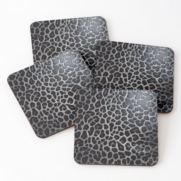 Item preview, Black and silver leo pattern designed and sold by silent-violin.
