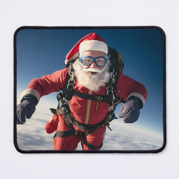 Item preview, SkyDiving Santa Claus designed and sold by Only-4u.