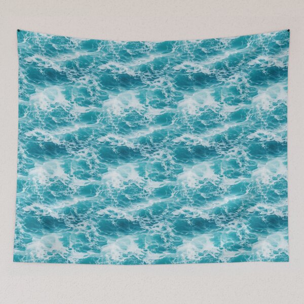 Item preview, Realistic Sea Waves Pattern designed and sold by LudwikeArts.