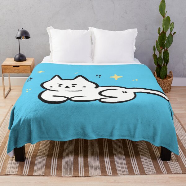 Item preview, Angry White Cat Doodle (No Talk Me I Angy) designed and sold by TheBeeShoppe.