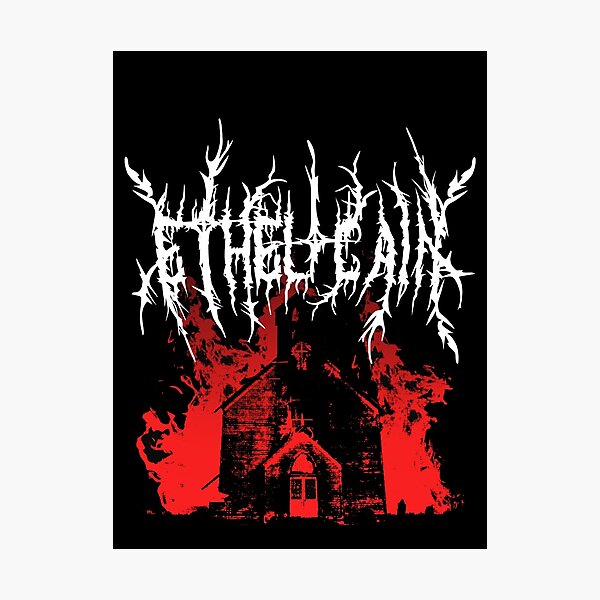 Item preview, ethel cain black metal logo designed and sold by ODDMOBIUS.