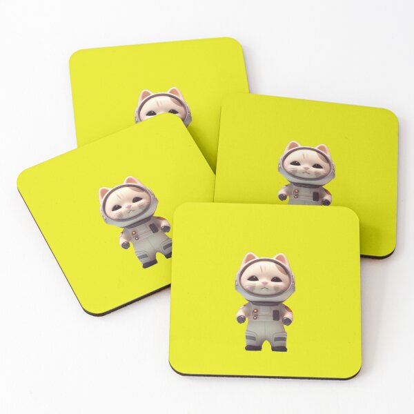 Item preview, Cute Cat Astronaut designed and sold by Cybronauts.