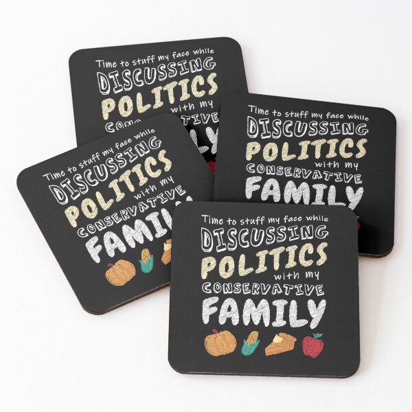 Item preview, Funny Humor Thanksgiving Day Time To Stuff My Face While Discussing Politics  designed and sold by fantasticdesign.