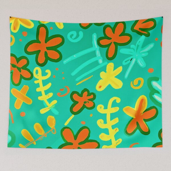 Item preview, Floral Pattern Art Fun designed and sold by Health And Fitness Posts e-Store.