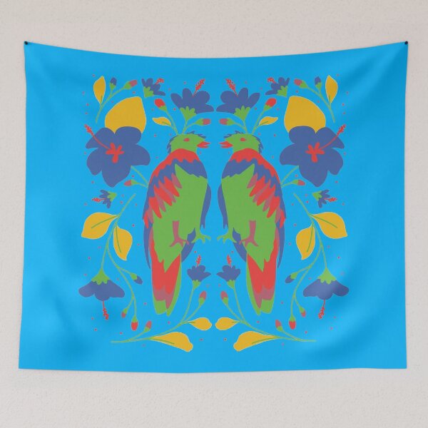 Item preview, Vibrant Flower Otomi Art designed and sold by khachiche.