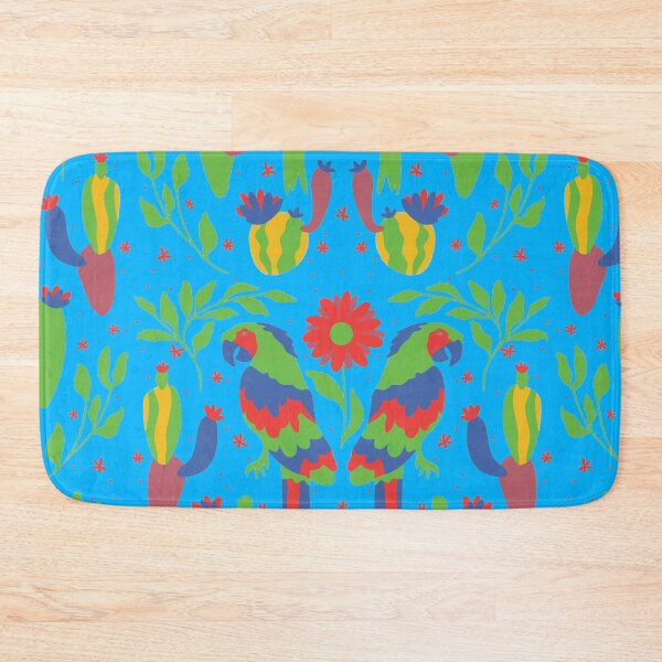 Item preview, Vibrant Flowers And Birds Otomi Art designed and sold by khachiche.