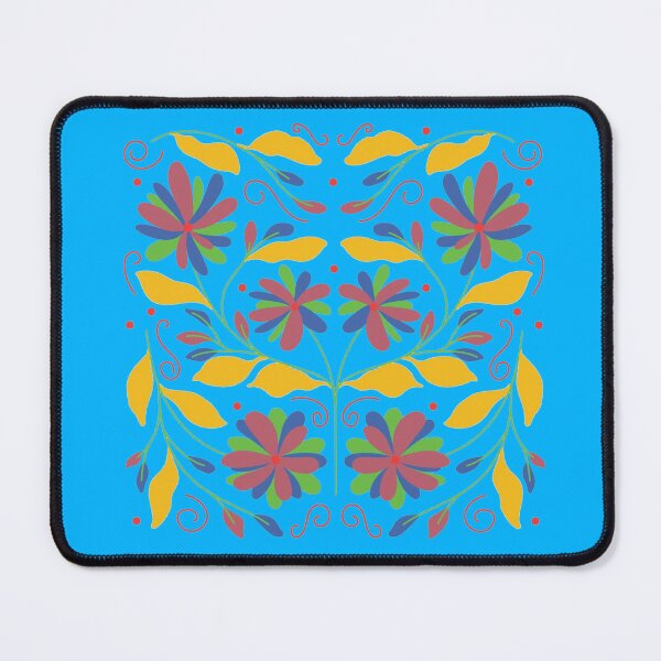 Item preview, Vibrant Flowers Otomi Art designed and sold by khachiche.