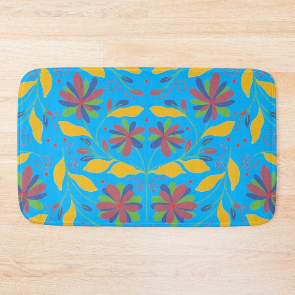 Item preview, Vibrant Flowers Otomi Art designed and sold by khachiche.