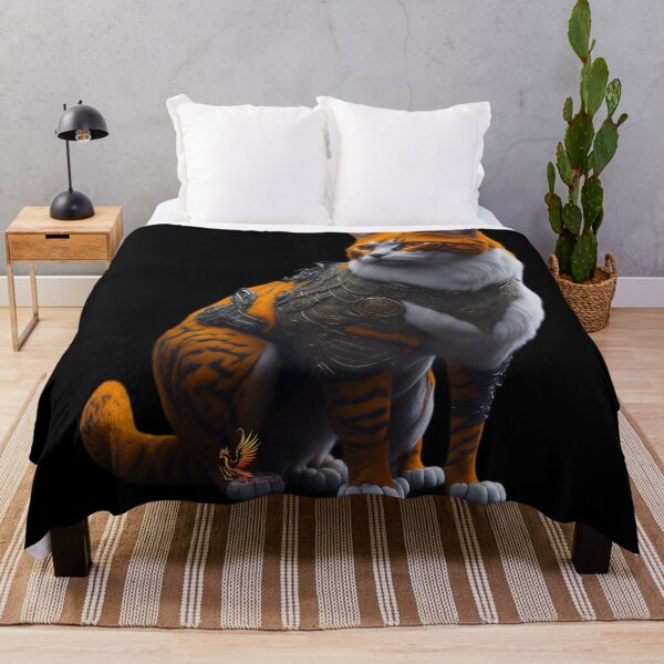 Item preview, Orange Cat in Steampunk Armor (Black) designed and sold by AmaziaCo.